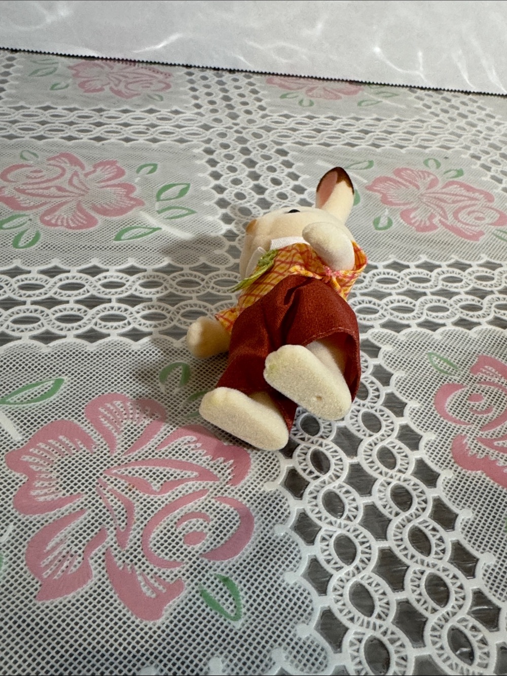 Sylvanian Families Chocolate Rabbit Father Calico Critters Japan New Epoch Doll - Picture 4 of 5